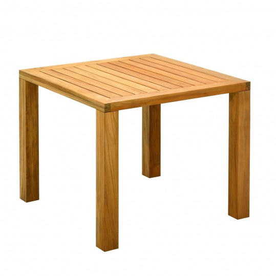 Standard - Square 36.5" Square Dining Table - Natural Teak