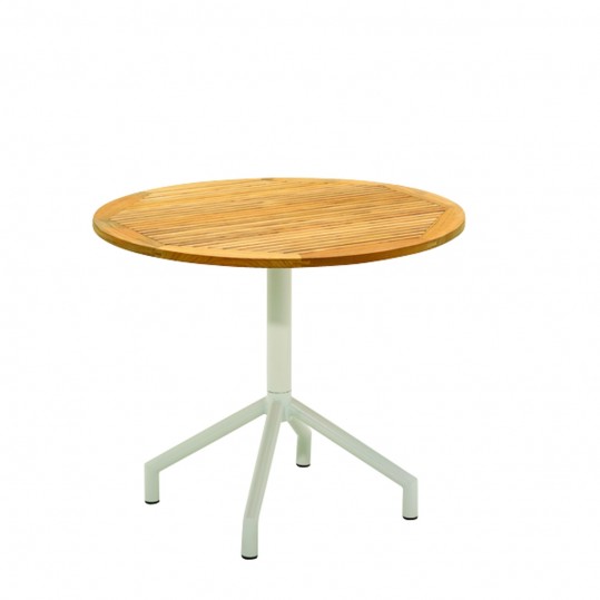 Luna 36" Round Pedestal Table - White