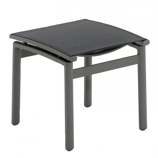 Azore Footstool - Meteor/Charcoal