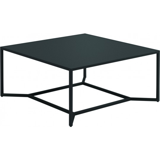 Bloc High Coffee Table w/Aluminium Top - Meteor