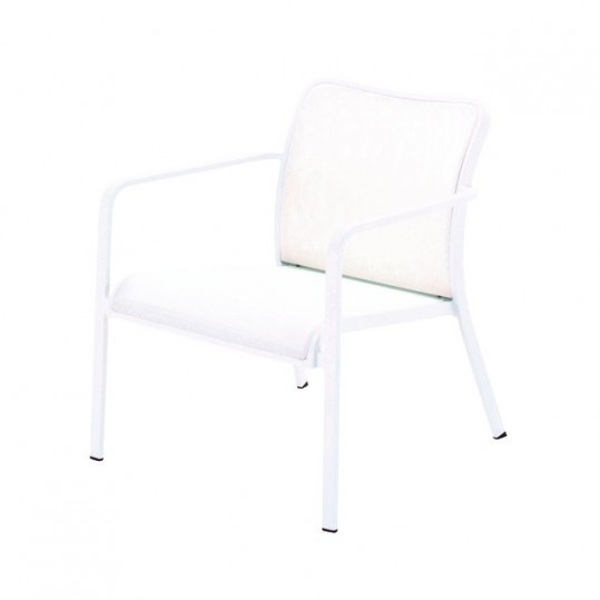 Riva Deep Seating Armchair (Crystal White/White)