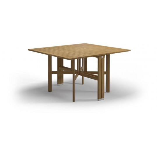 Voyager 45.5" x 51" Rectangular Gateleg Table - White