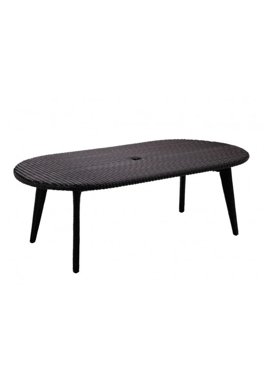 Monterey 44 x 86 Oval Table - Sienna (Includes Optional Glass Top) - *White Glove Item* (Last One!)