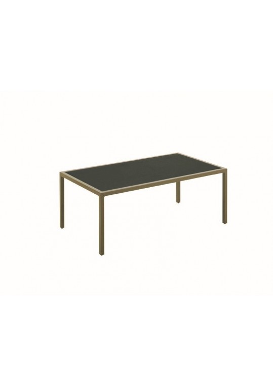 Riva Coffee Table HPL Top - Black/Russet