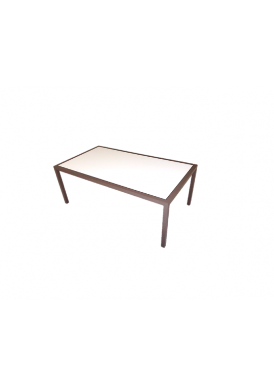 Riva Coffee Table HPL Top - White/Russet