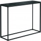 104180	Maya Tall Console Table 39.5" x 12" w/Nero Top - Meteor