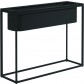 104202	Maya Tall Planter 39.5" x 12" w/Nero Top - Meteor