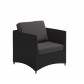 Casa Lounge Chair with Cast Slate cushions