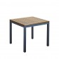 Azore 34" Square Table - Synthetic Wood Top - Slate