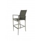 Azore Bar Chair - Tungsten/Mercury